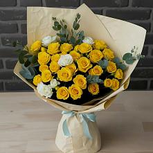 Букет цветов из:  Розы в Николаевке Воронежской области