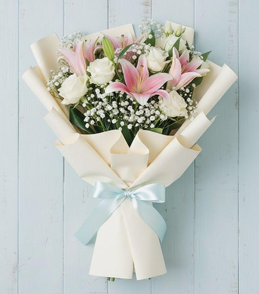 Букет цветов из: Лилии в Николаевке Воронежской области