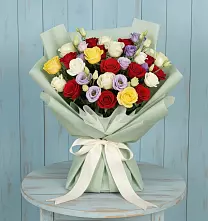 Букет цветов из:  Розы в Николаевке Воронежской области