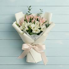 Букет цветов из:  Альстромерии в Николаевке Воронежской области