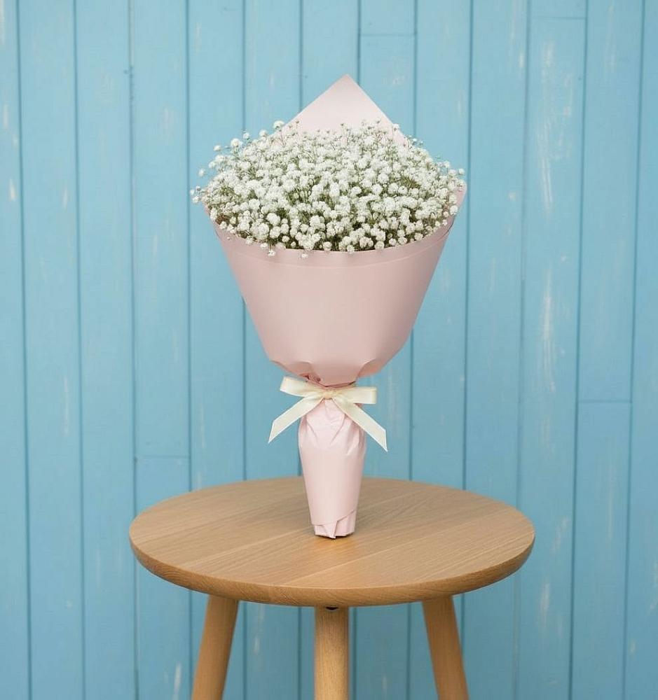 Букет цветов из: Гипсофила в Николаевке Воронежской области