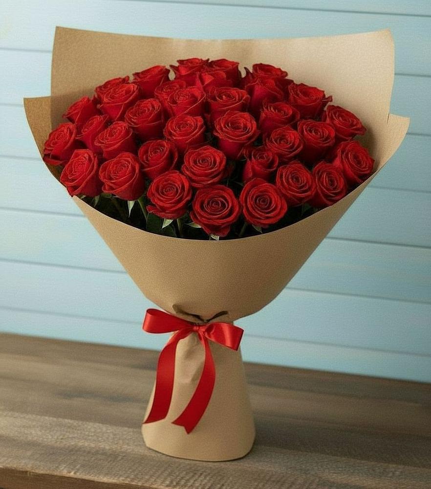 Букет Красные розы Милано в Николаевке Воронежской области