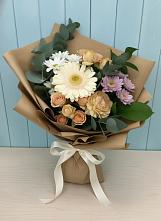 Букет цветов из:  Герберы и Хризантемы в Николаевке Воронежской области
