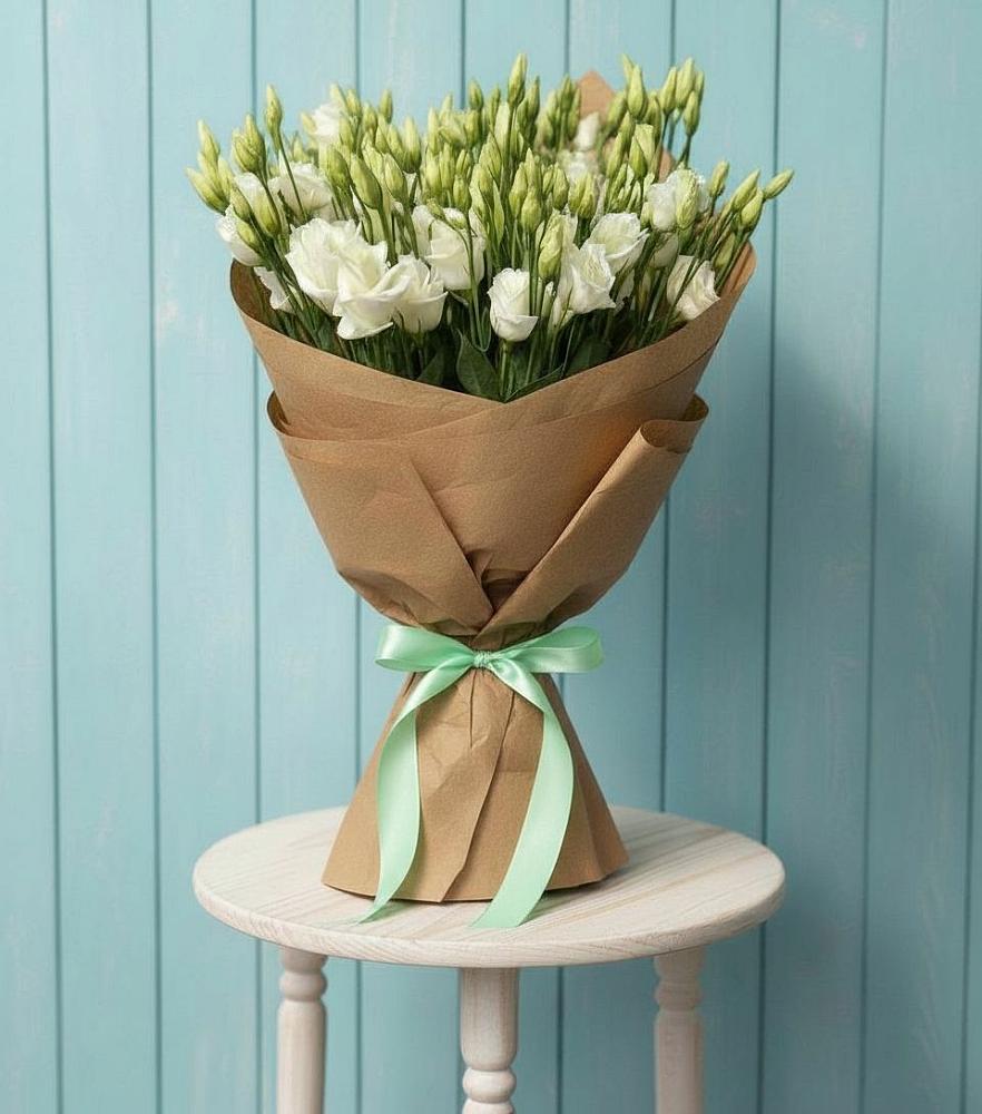 Букет цветов из: Лизиантусы в Николаевке Воронежской области