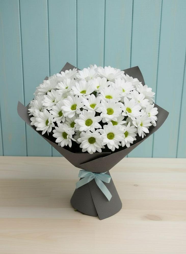 Букет цветов из: Хризантемы в Николаевке Воронежской области