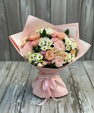 Букет цветов из:  Гвоздики, Розы и Хризантемы #REPLACE_PRED# Николаевке Воронежской области