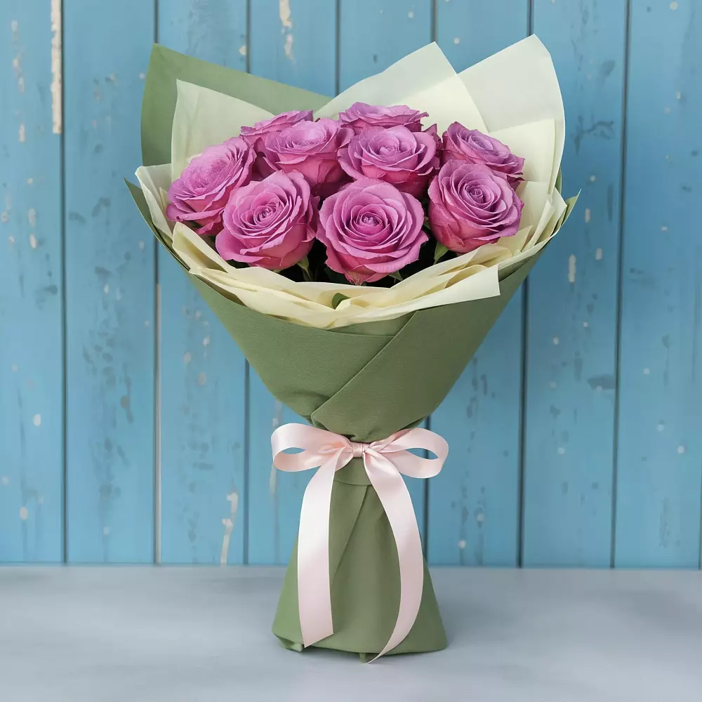 Букет Розы Фёрст Леди в Николаевке Воронежской области