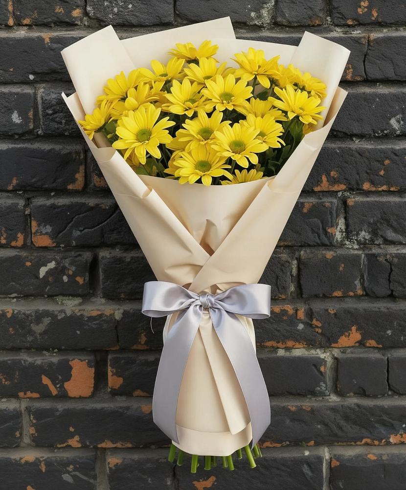 Букет цветов из: Хризантемы в Николаевке Воронежской области