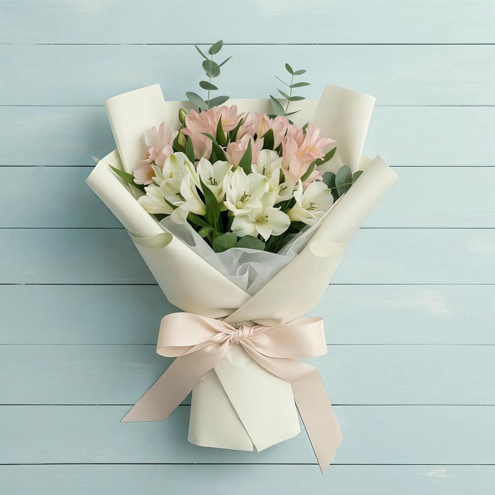 Букет цветов из: Альстромерии в Николаевке Воронежской области