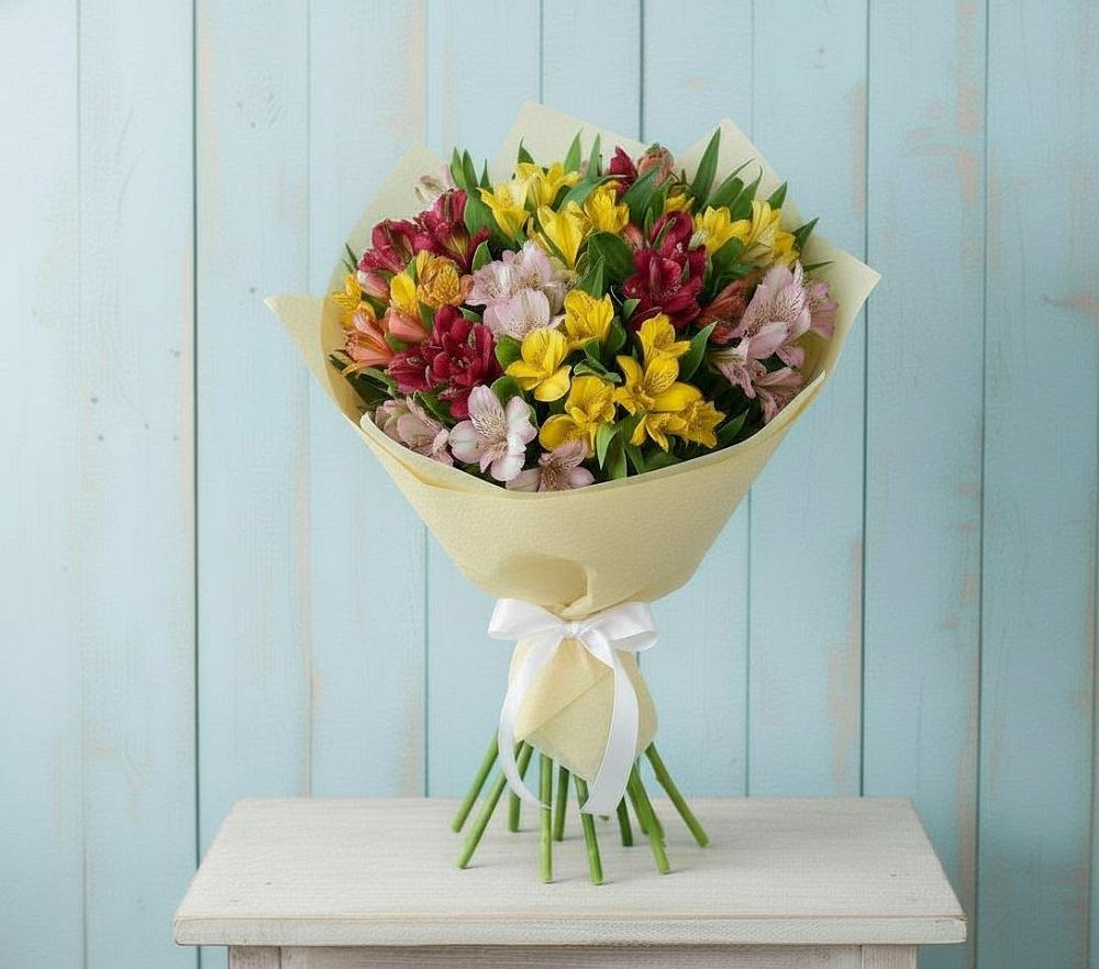 Букет цветов из: Альстромерии в Николаевке Воронежской области
