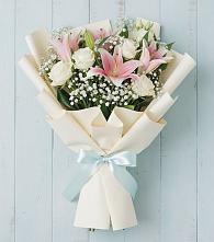 Букет цветов из:  Лилии в Николаевке Воронежской области