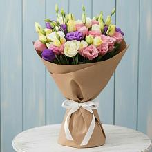 Букет цветов из:  Лизиантусы в Николаевке Воронежской области