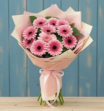 Букет цветов из:  Герберы в Николаевке Воронежской области